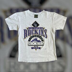 vintage 1993 Large Colorado Rockies MLB baseball Home Team Advantage t shirt